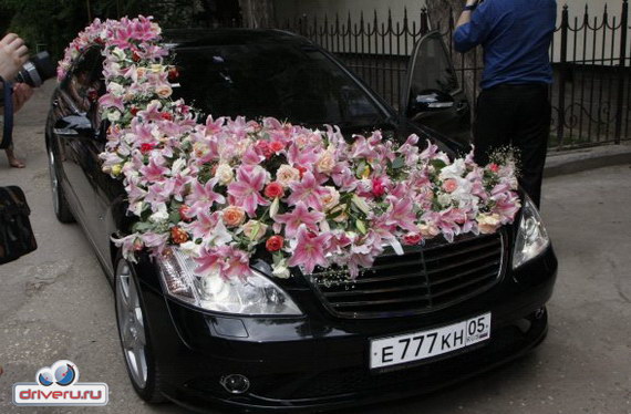 Украшение свадебных автомобилей в Ростове-на-Дону
